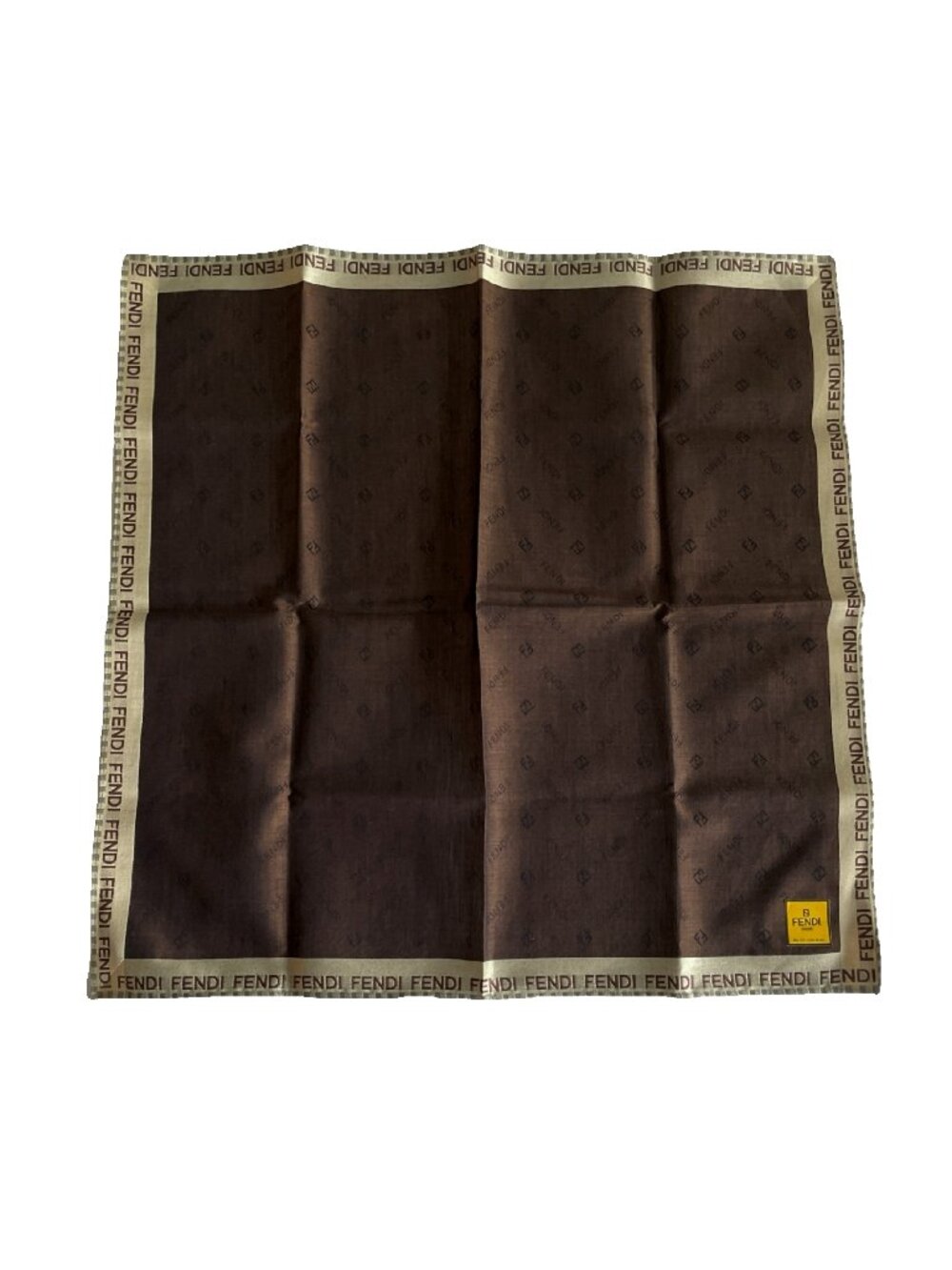 NWT Fendi FF Zucca Cotton Scarf
